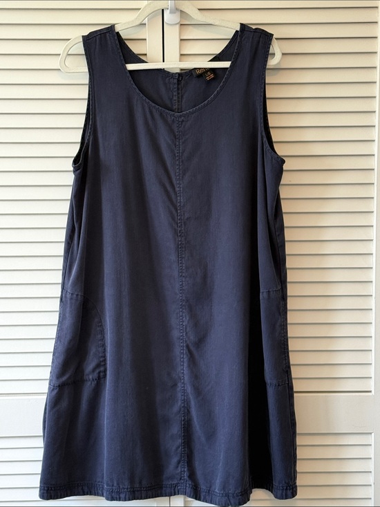 Renuar Tops - Renuar Navy Sleeveless A-Line Tunic Dress Size L